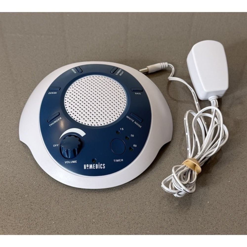 Homedics SoundSleep White Noise Sound Machine Small Travel Preowned SS2000A